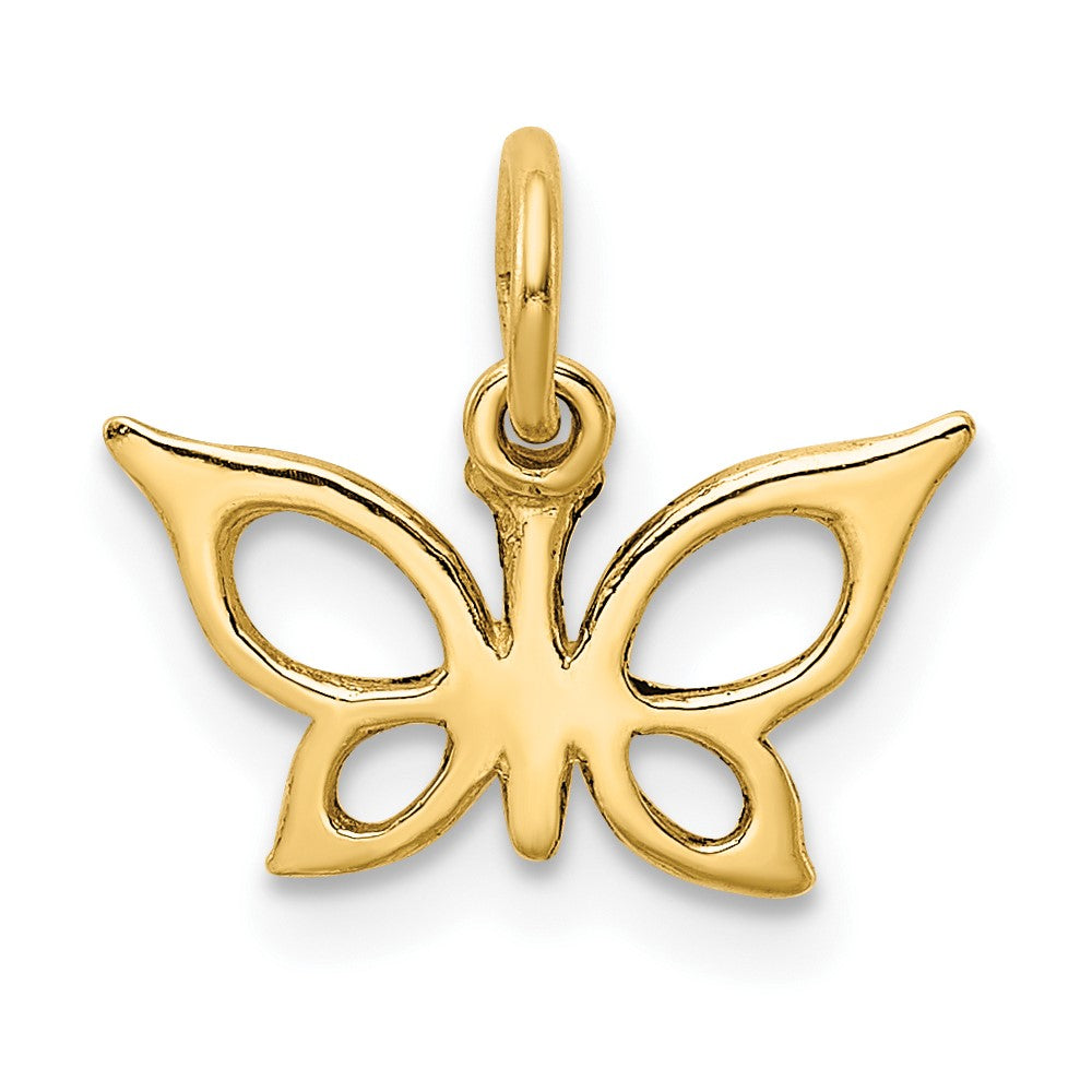 10K Yellow Gold Butterfly Charm