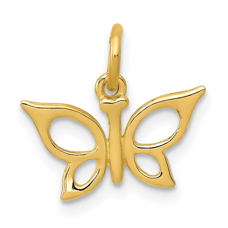 10K Yellow Gold Butterfly Charm