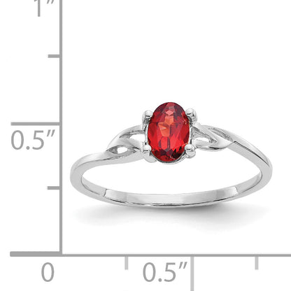 10K White Gold Birthstone Ring Mounting