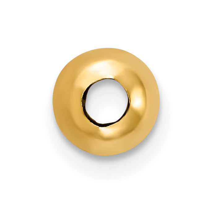 10K Yellow Gold Set Of 4, 4mm Spacer Beads