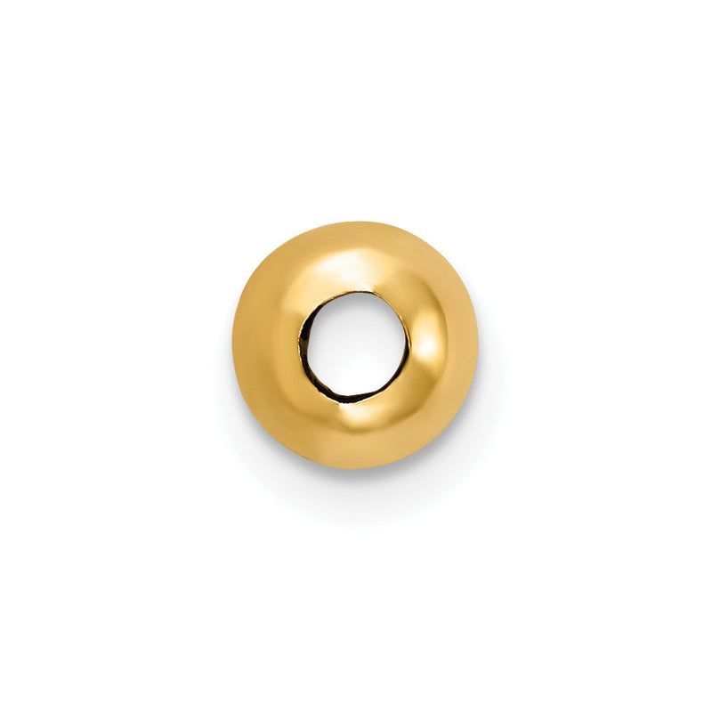 10K Yellow Gold Set Of 4, 4mm Spacer Beads