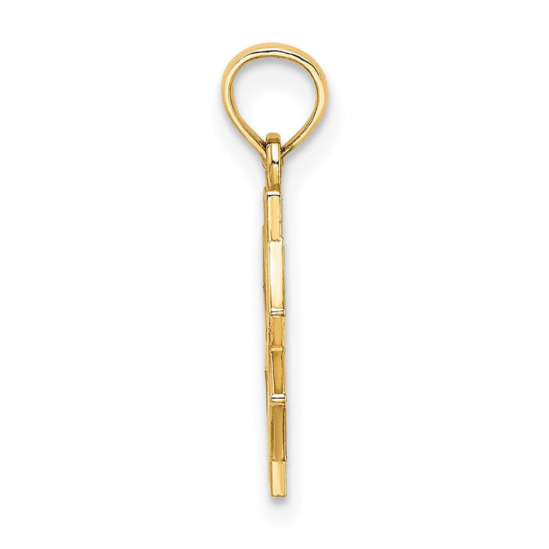 10K Yellow Gold 10K Medical Jewelry Symbol Pendant