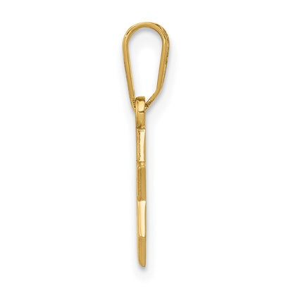 10K Yellow Gold Star Of David Pendant