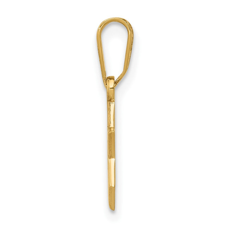 10K Yellow Gold Star Of David Pendant