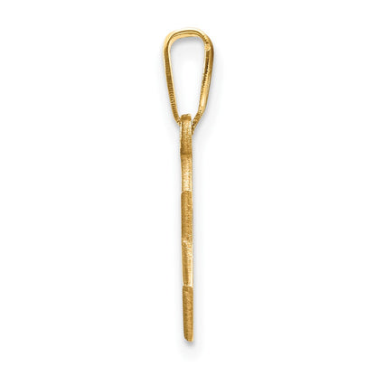 10K Yellow Gold Star Of David Pendant