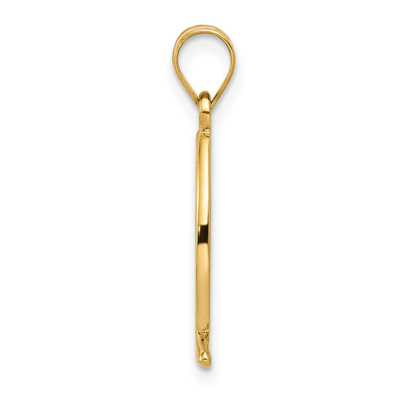 10K Yellow Gold Ichthus Fish Pendant