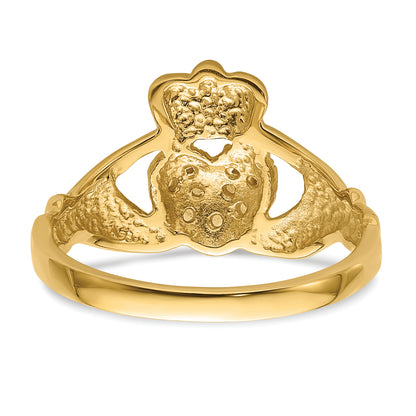 10K Yellow Gold 10K Claddagh Ring Mounting