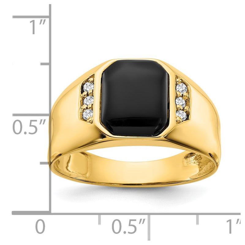 10K Yellow Gold 10K Aa Diamond Ring