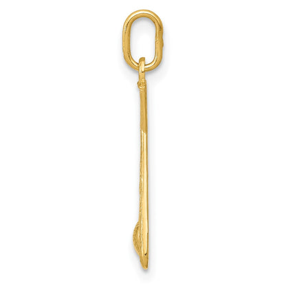 10K Yellow Gold Baseball Bats & Ball Pendant