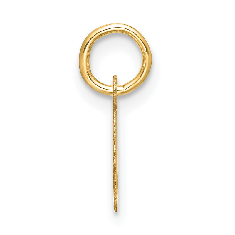 10K Yellow Gold Small Script Initial G Charm