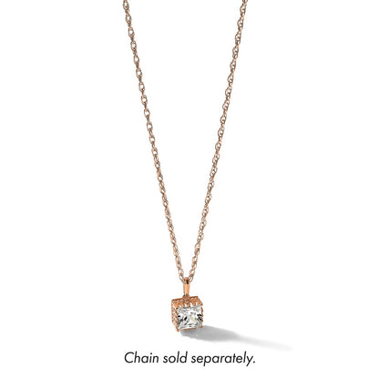 10k-rose-gold-tiara-collection-polished-square-cz-pendant
