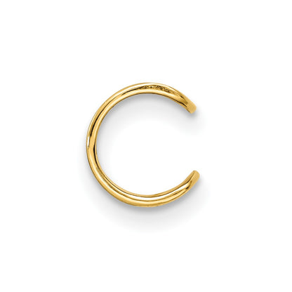 10K Yellow Gold Polished Single Ear Cuff