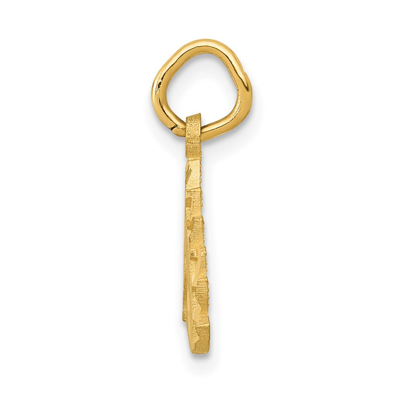 10K Yellow Gold Unicorn Charm