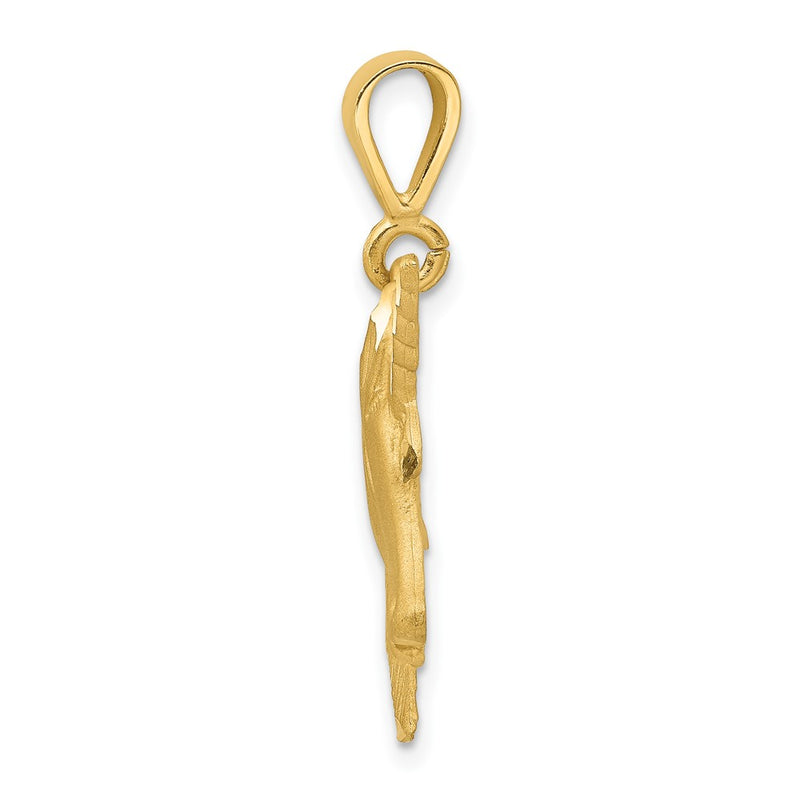 10K Yellow Gold Unicorn Head Charm