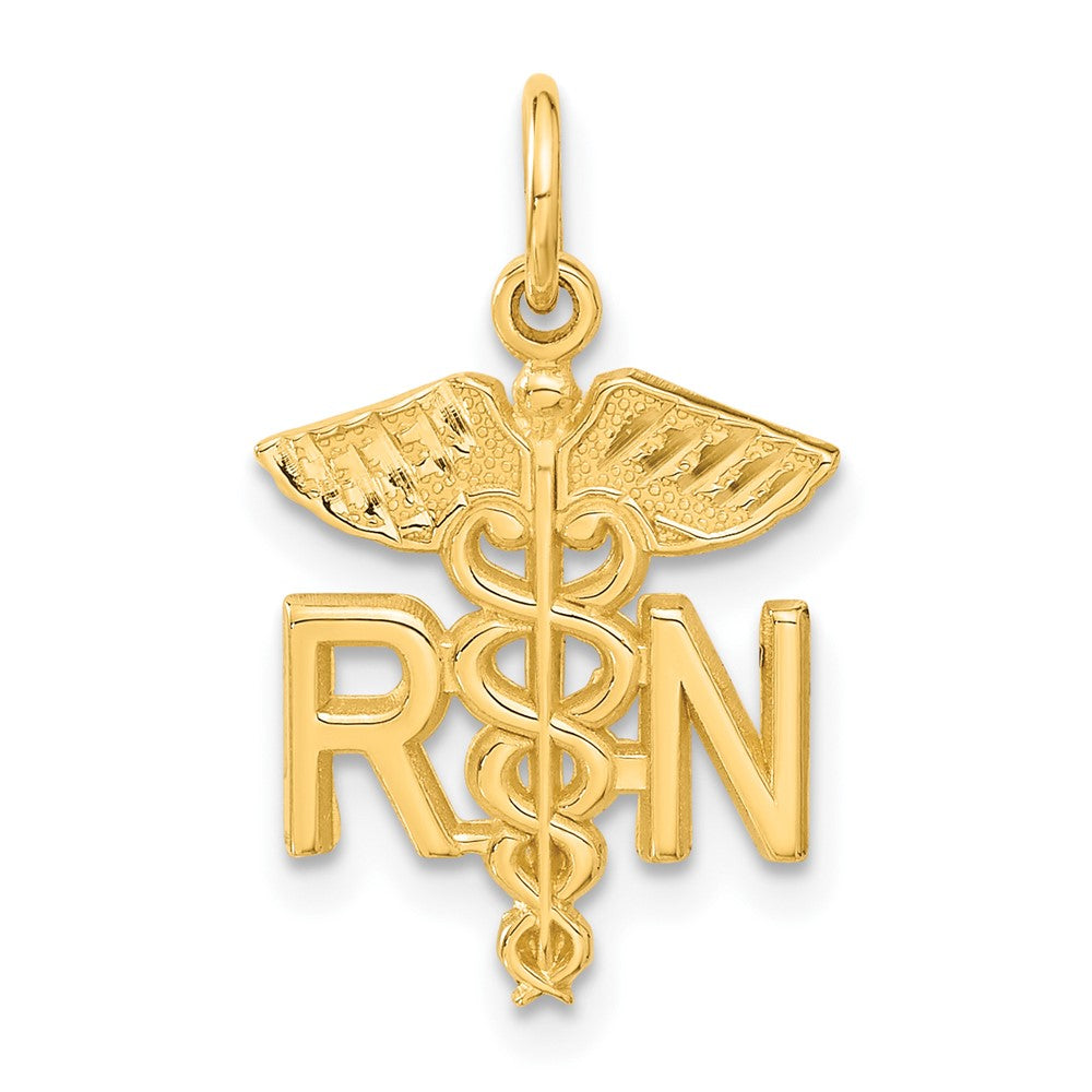 10K Yellow Gold Nurse Charm