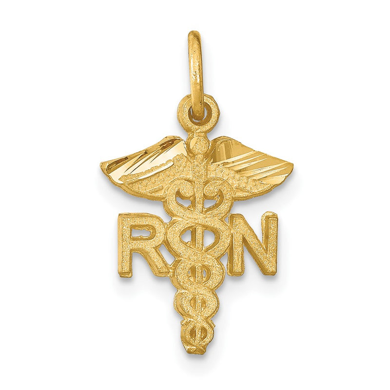 10K Yellow Gold Nurse Charm