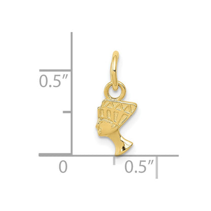 10K Yellow Gold Nefertiti Charm