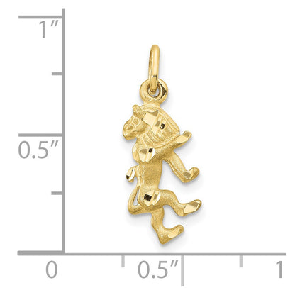 10K Yellow Gold Leo Zodiac Charm