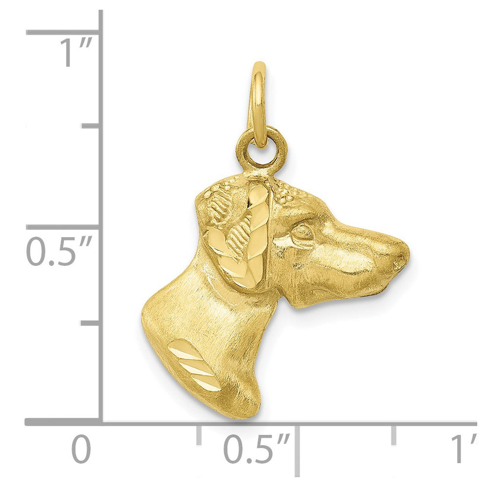 10K Yellow Gold 10Ky Dog Charm