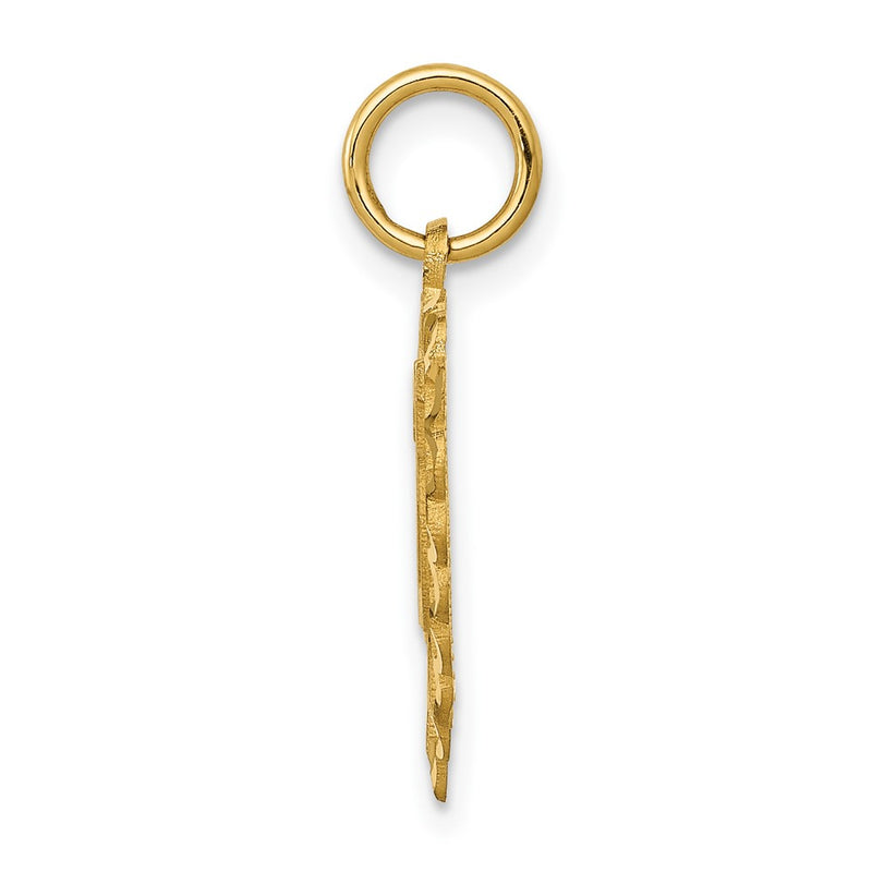 10K Yellow Gold 25 In A Heart Charm