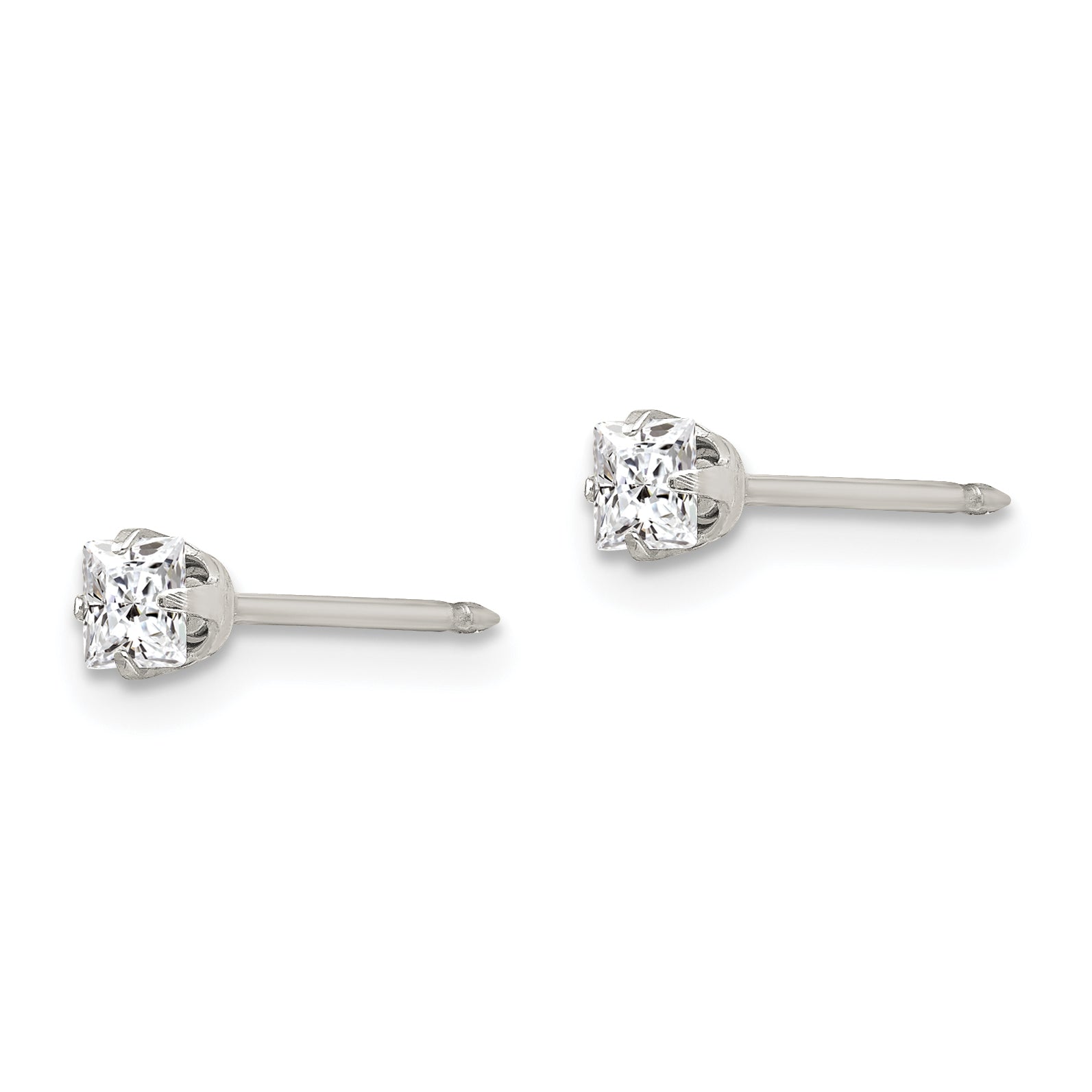 Stainless Steel Inverness 24K Gold-Plated 5mm Ball Post Earrings