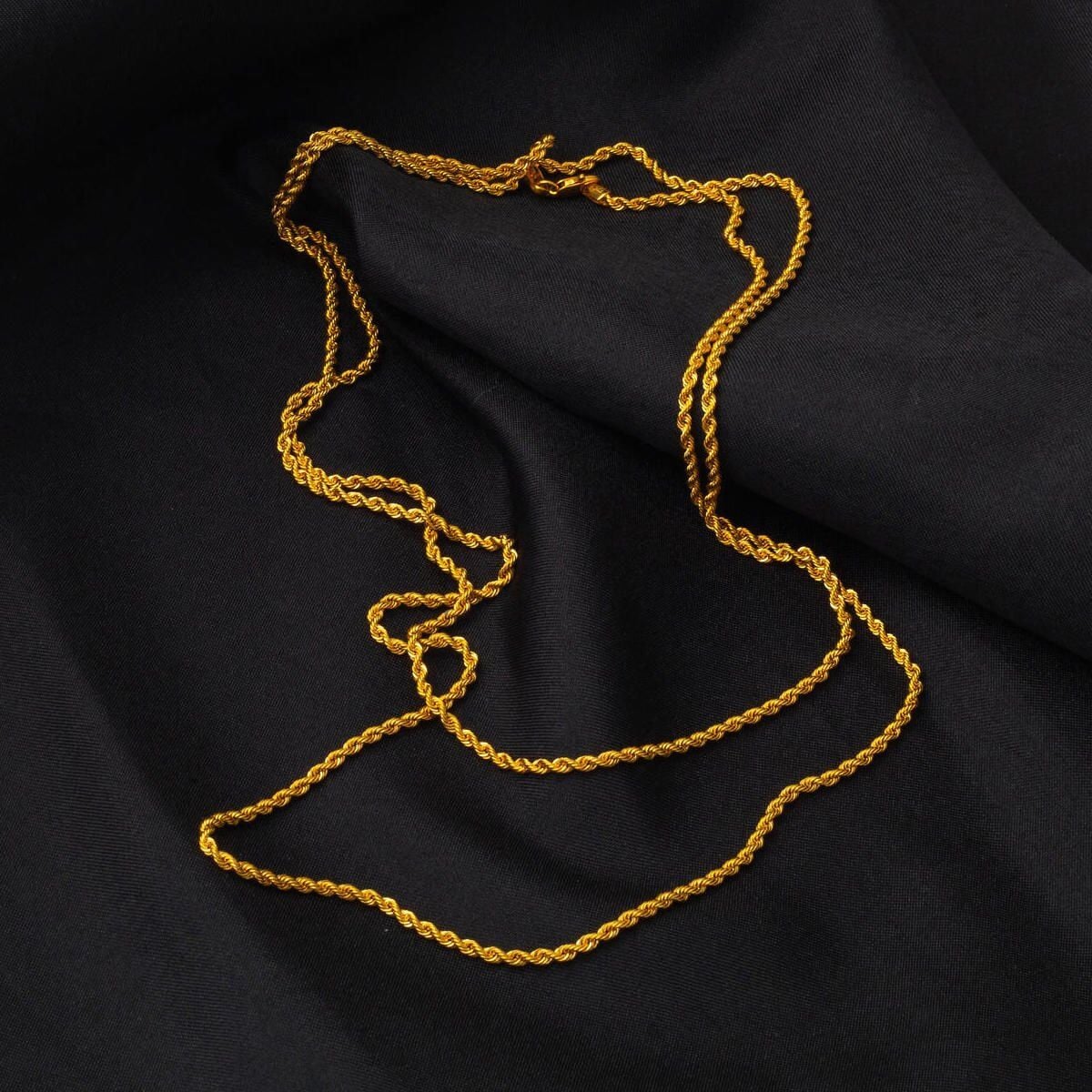 14K Yellow Gold 120 cm Twisted Chain