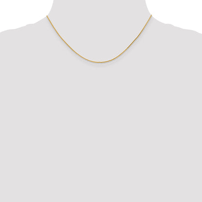 16 Inch 14K 1.0mm D/C Wheat Chain