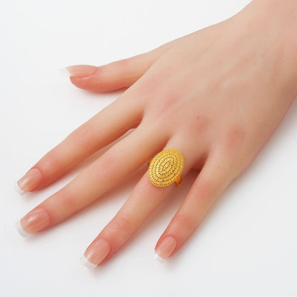 14K Yellow Gold Livia Oval Ring