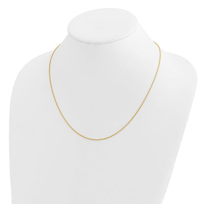 22 Inch 14K Adjustable .95mm D/C Wheat Chain Necklace