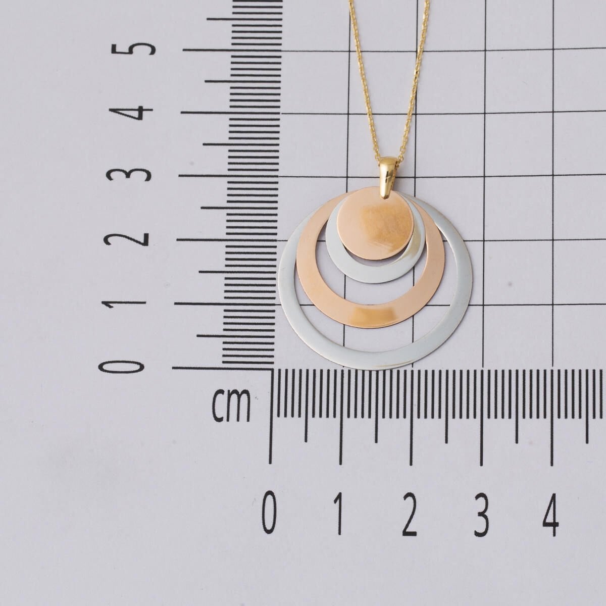 14K White Gold Personalized Hoop Name Necklace
