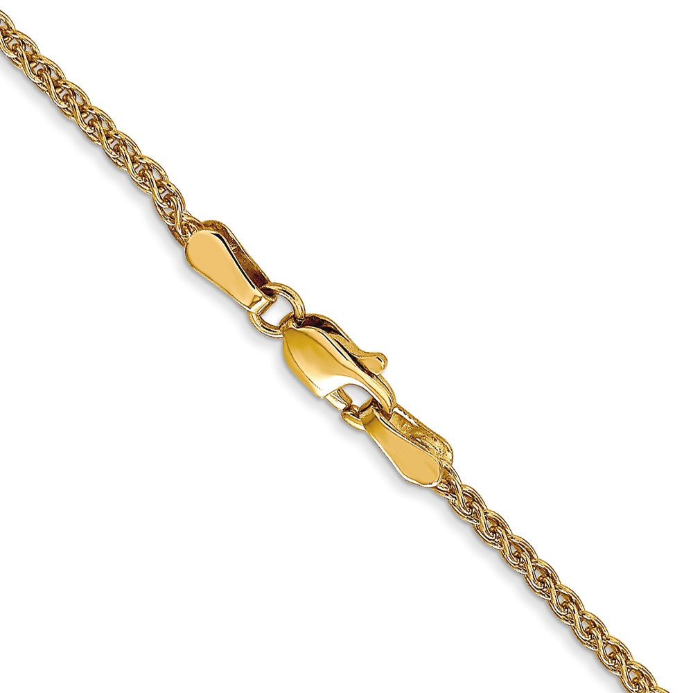 24 Inch 14K 1.65mm Spiga Chain Necklace