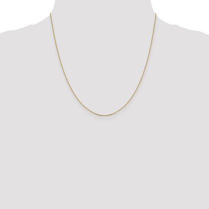 20 Inch 14K .85 mm D/C Cable Chain Necklace