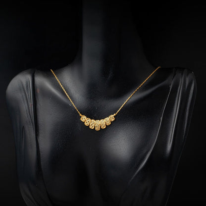22K Yellow Gold Plasma Three-Piece Jewelry Set