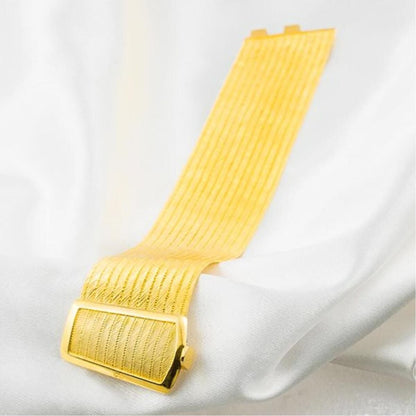 14K Yellow Gold 13 Row Trabzon Mesh Bangle