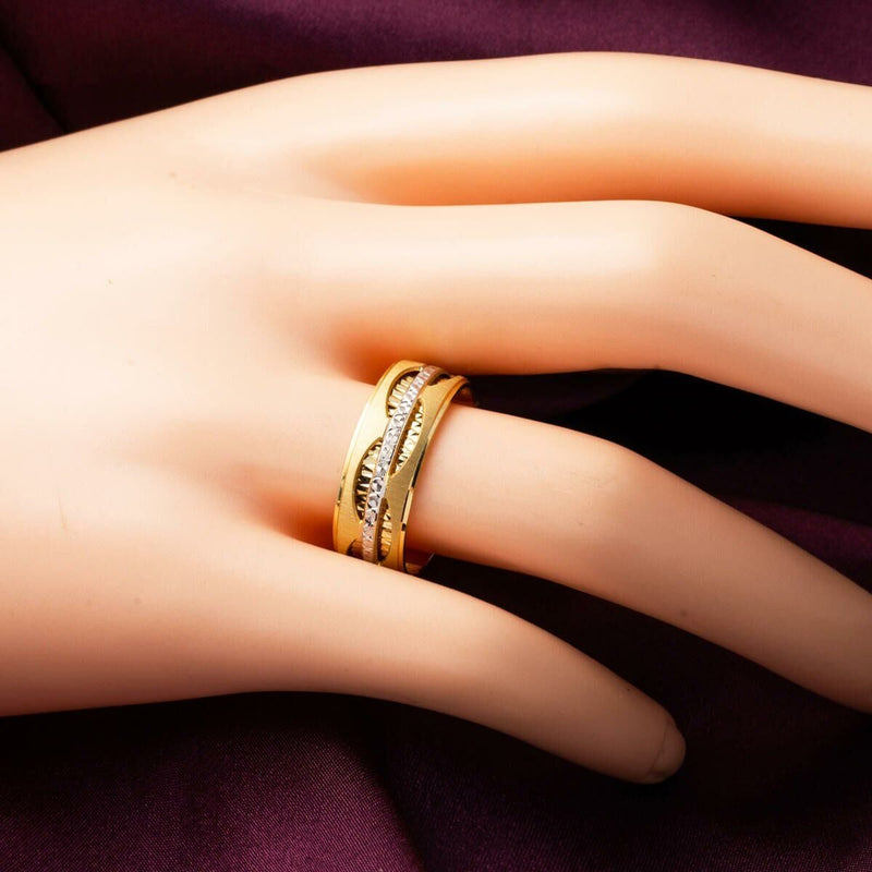 14K Yellow Gold Women's Wedding Band Ring