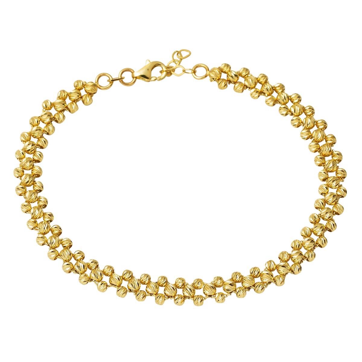 14K Yellow Gold Bead Bracelet (6.92 g)