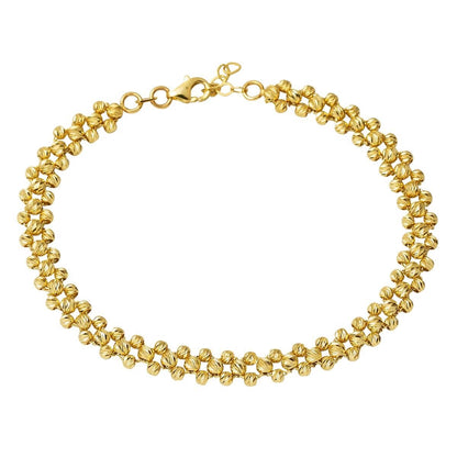 14K Yellow Gold Bead Bracelet (6.92 g)