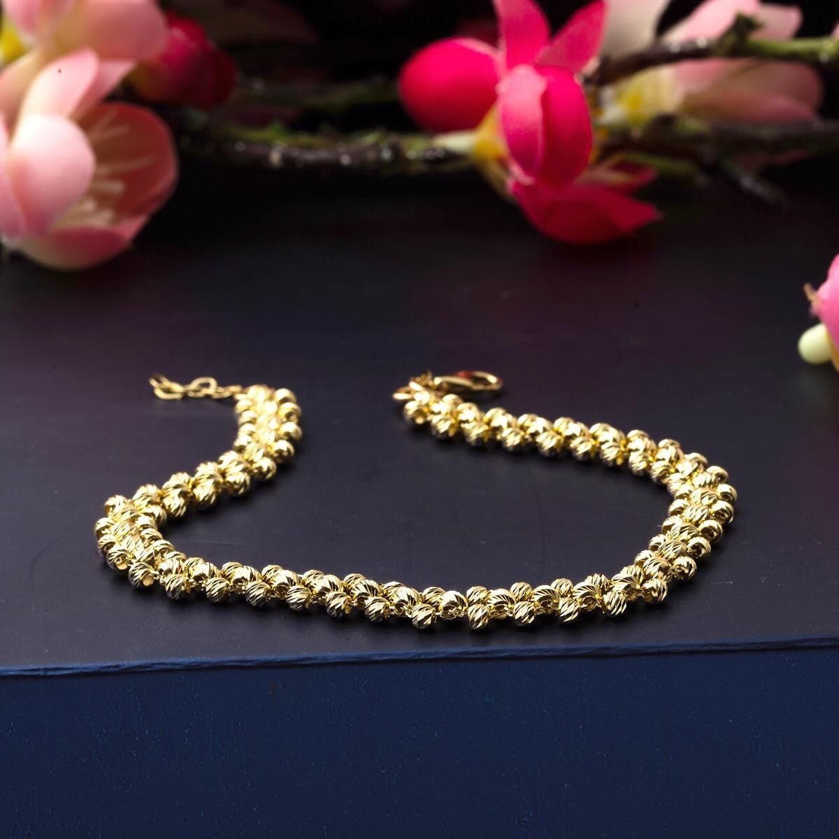 14K Yellow Gold Bead Bracelet (6.92 g)