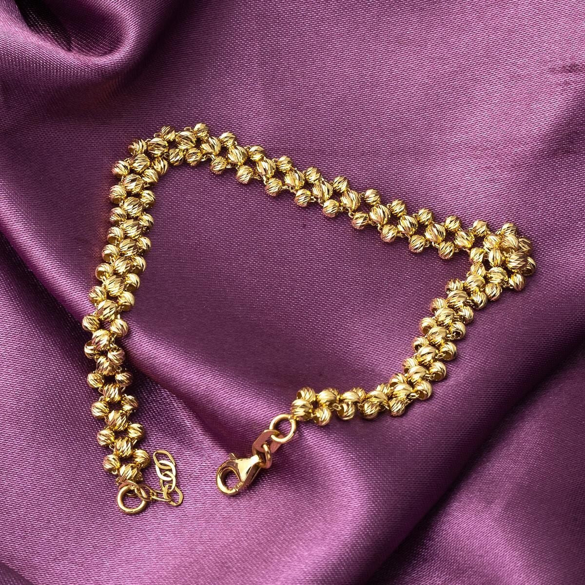 14K Yellow Gold Bead Bracelet (6.92 g)