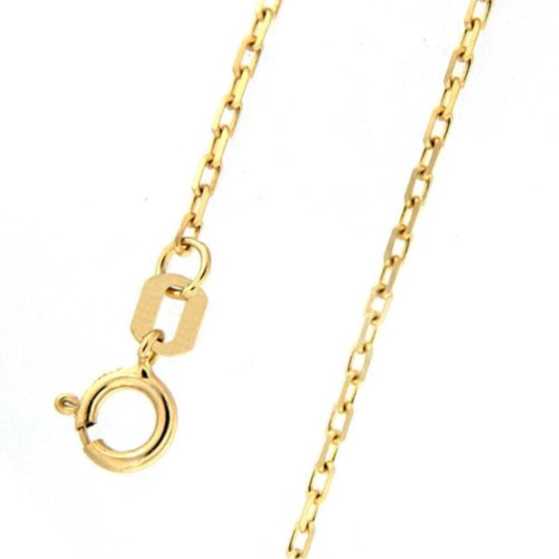 14K Yellow Gold Cable Neck Chain