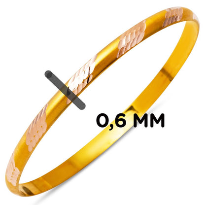 14K Yellow Gold Gift Bangle (3.6 g)