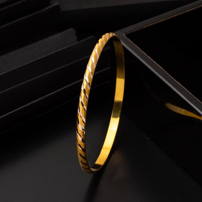 14K Yellow Gold Gift Bangle