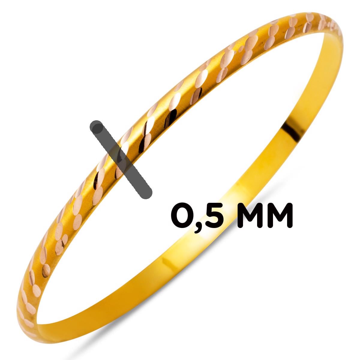14K Yellow Gold Gift Bangle