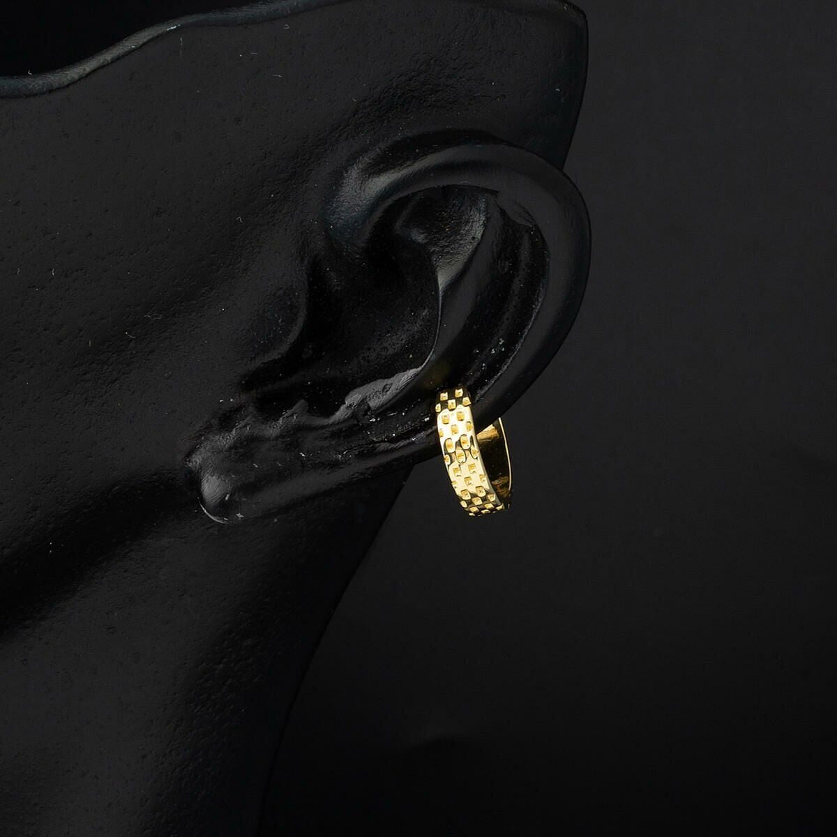 14K Yellow Gold Cartilage Earrings