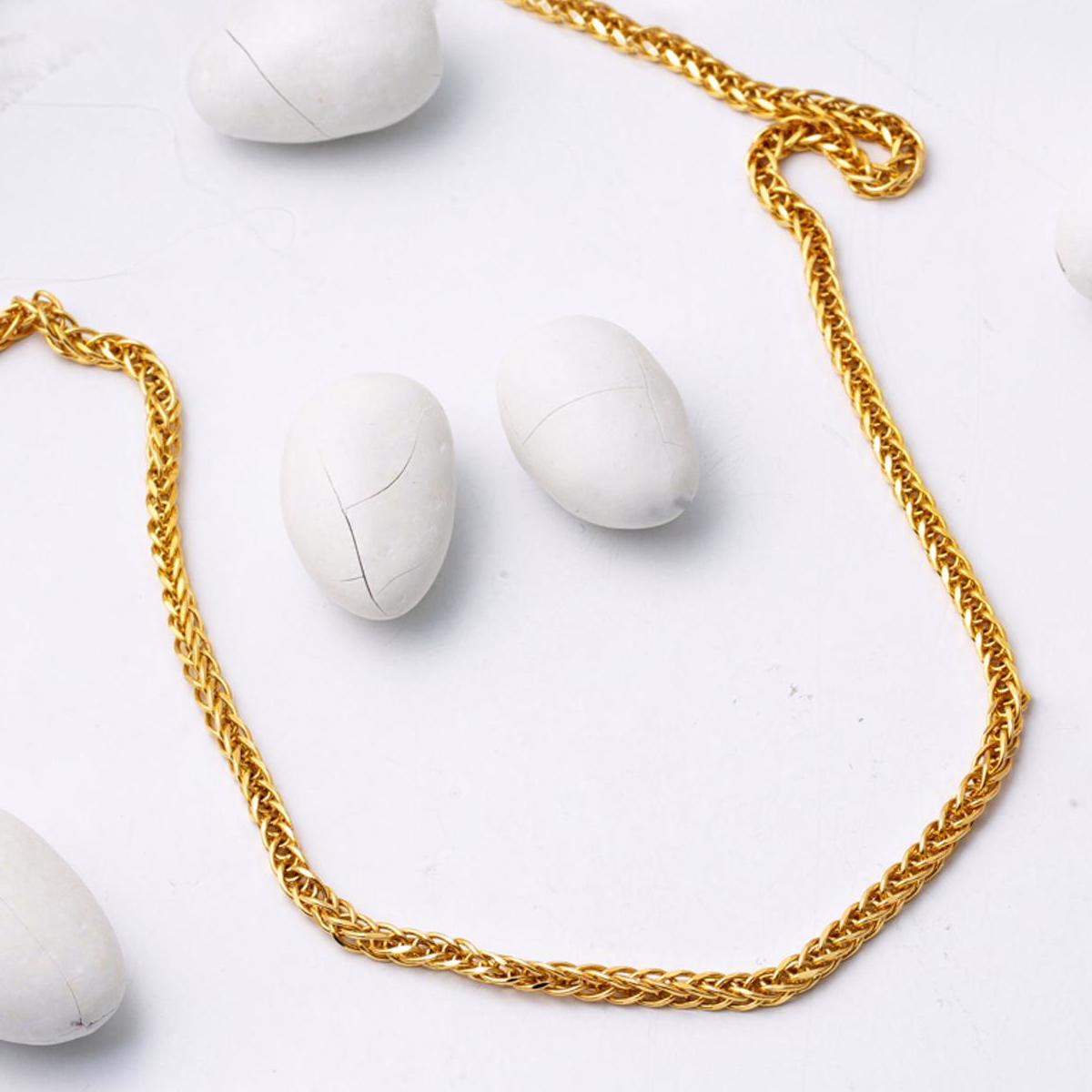 14K Yellow Gold Meridian Chain 60 cm