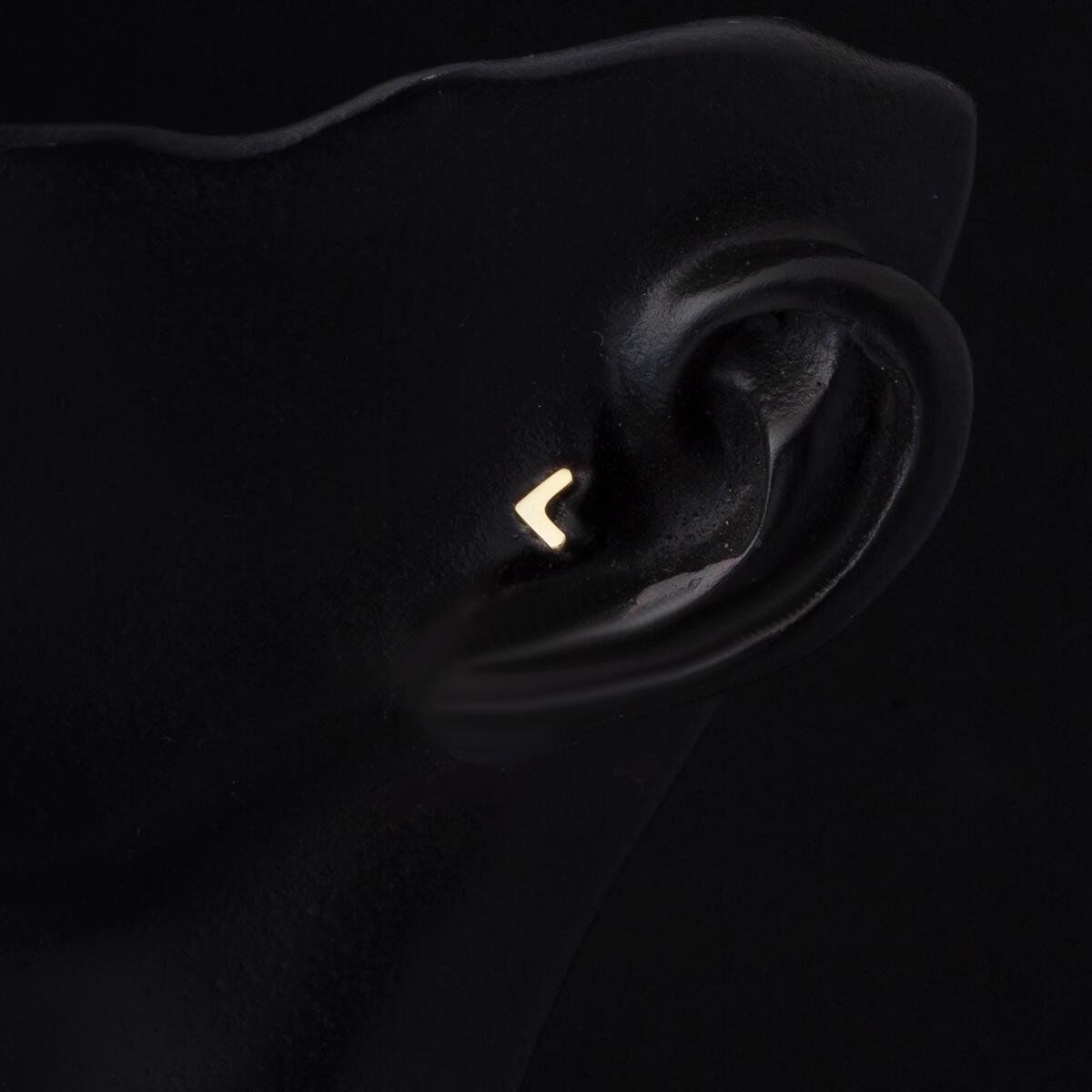 14K Yellow Gold Tragus Piercing Earrings (0.4 g)