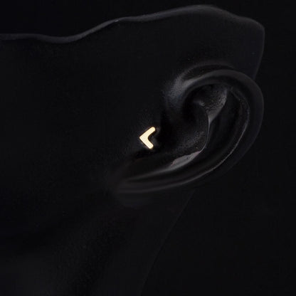 14K Yellow Gold Tragus Piercing Earrings (0.4 g)