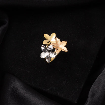 14K Yellow Gold Flower of Life Ring (3.63 g)