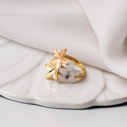14K Yellow Gold Flower of Life Ring (3.63 g)