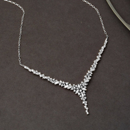 14K White Gold Cubic Zirconia Design Promise Set